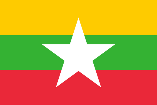 Burmah Mayanmar  flag