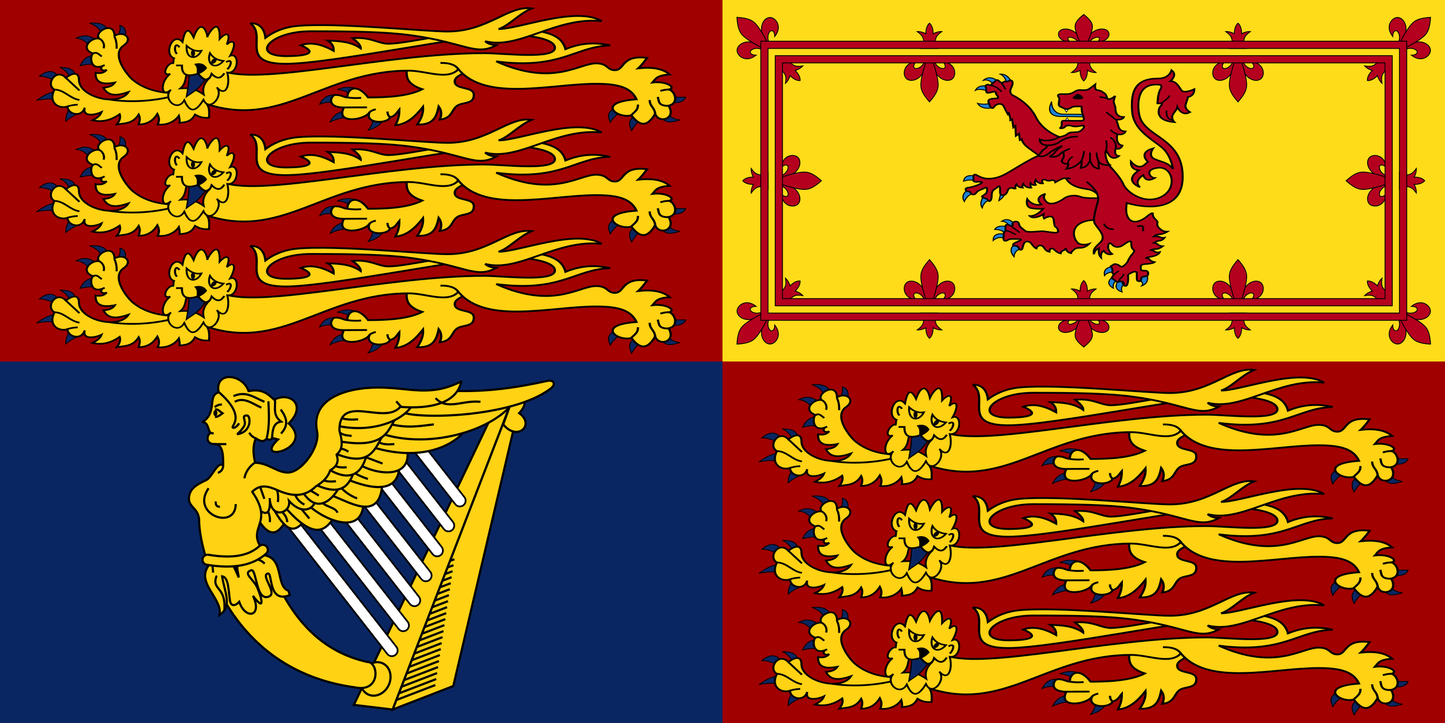 British Royal Standard flag