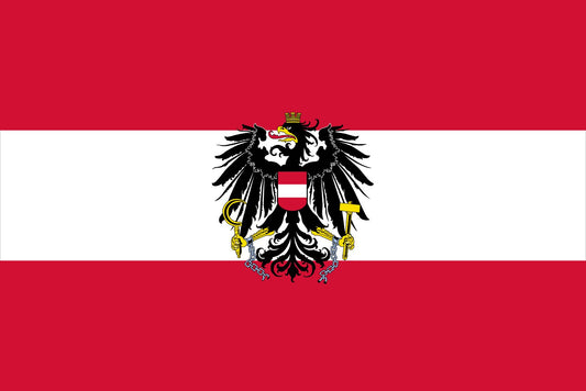 Austria with Eagle  flag