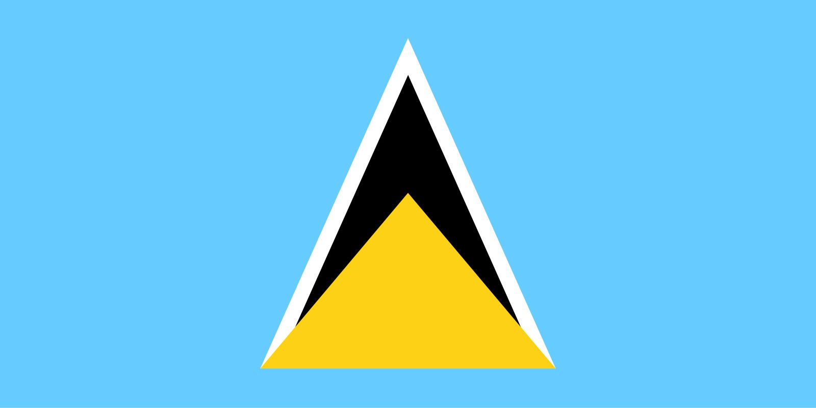 St Lucia  flag