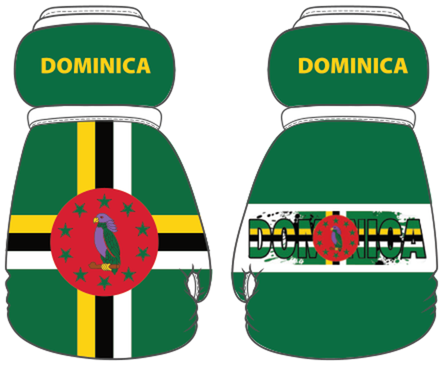 Dominica Mini Boxing Gloves