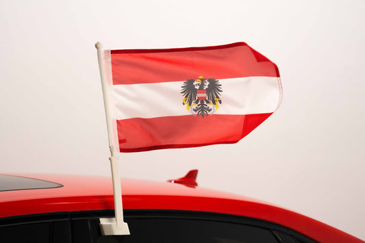 Austria with Eagle Car flag flag