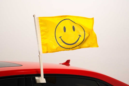Smile Car flag flag