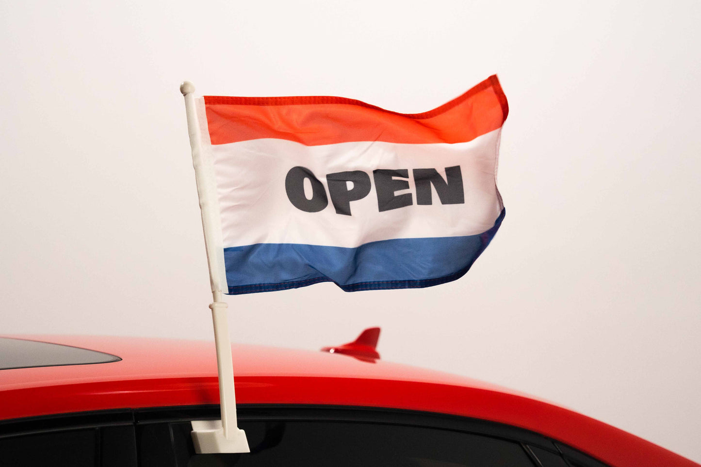 Open Car flag flag