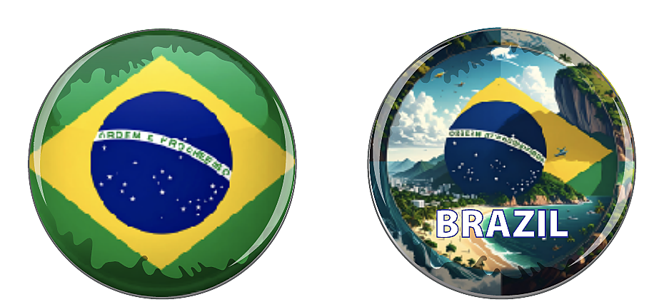 Brazil Compact Mirror