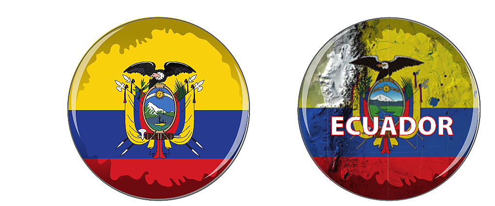 Ecuador Compact Mirror
