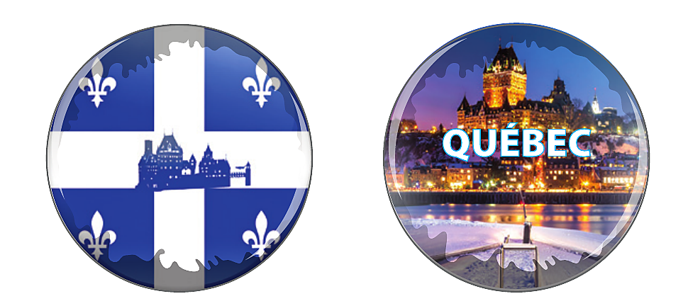 Quebec Compact Mirror