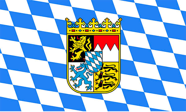 Bavaria with Crest YourFlag: Canada's Premium Flag Provider