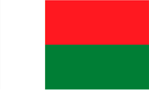 Madagascar Flag Mini Car Flag