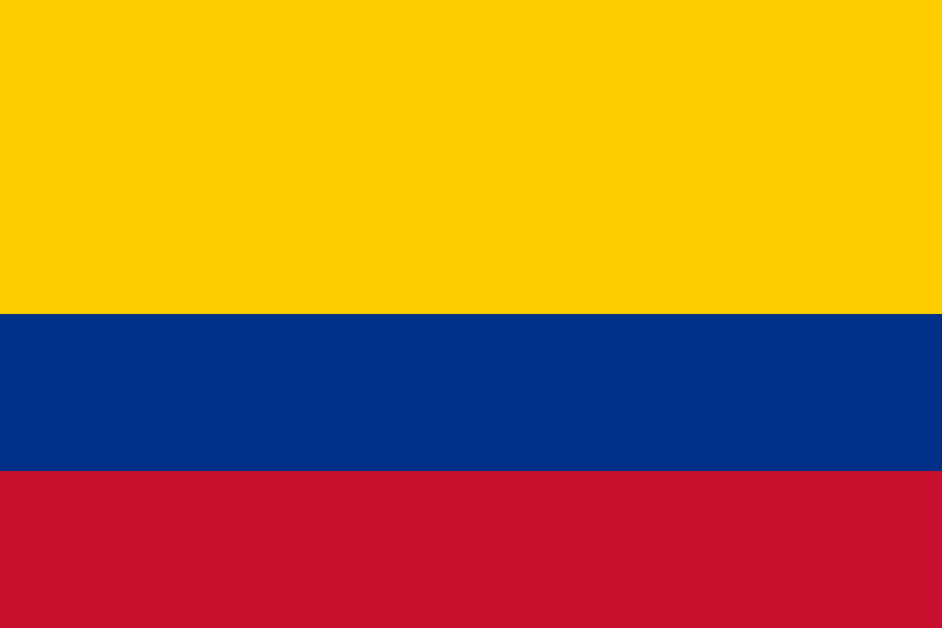 Republic of Colombia  flag