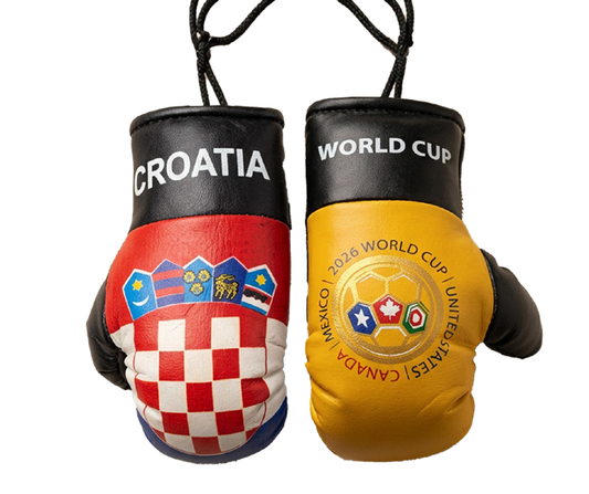 Croatia WC Mini Boxing Gloves