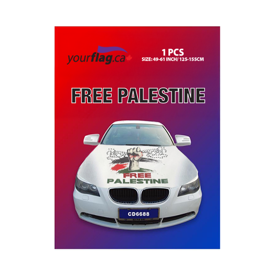 "Free Palestine" #1 Car Set YourFlag: Canada's Premium Flag Provider