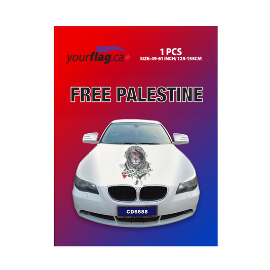 "Free Palestine" #2 Car Set YourFlag: Canada's Premium Flag Provider