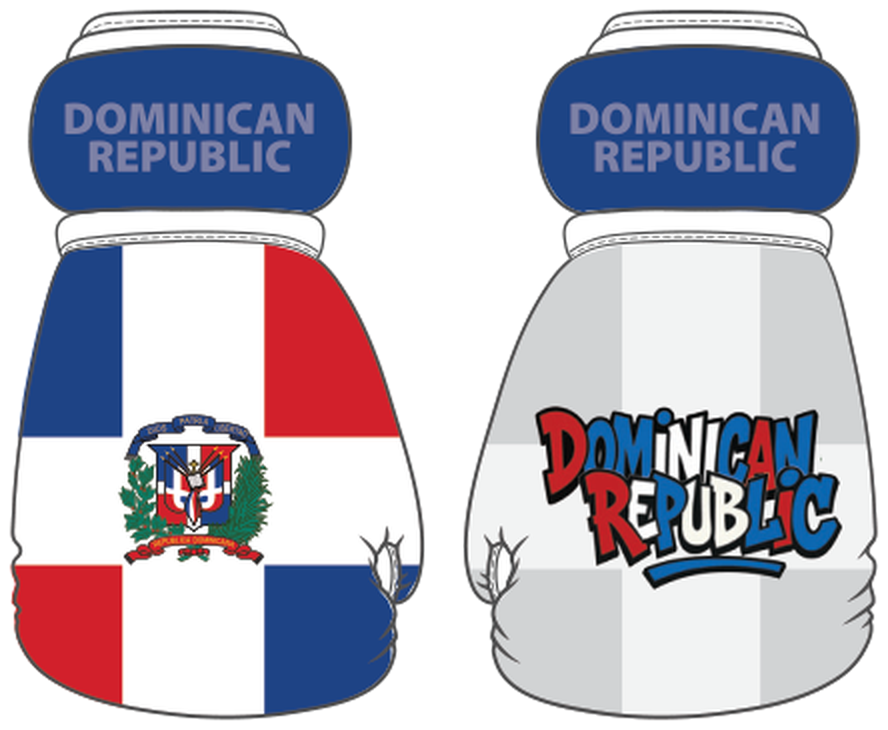 Dominican Republic Mini Boxing Gloves
