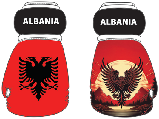 Albania Mini Boxing Gloves