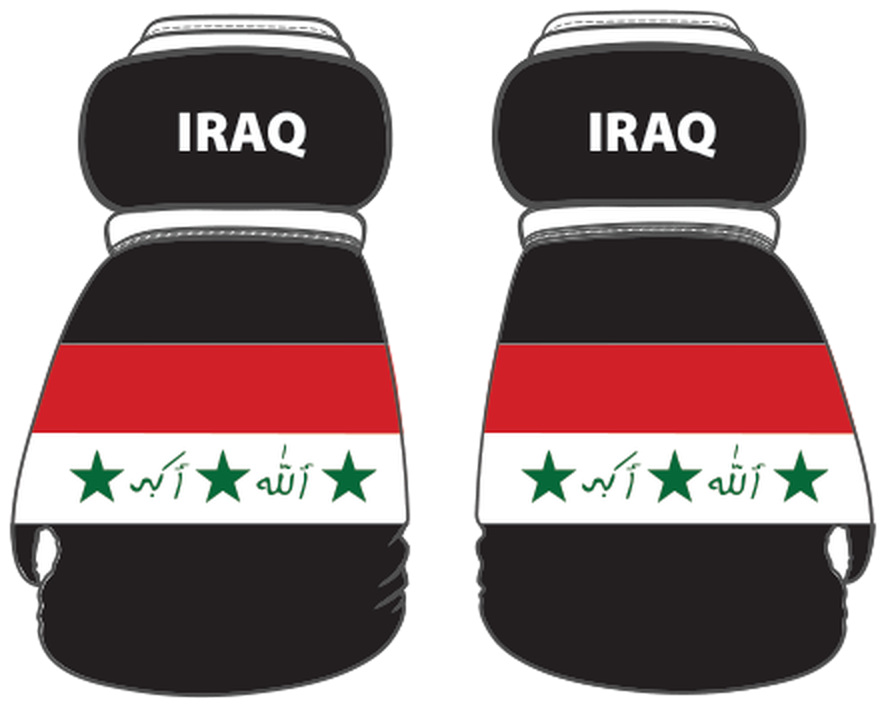 Iraq Mini Boxing Gloves