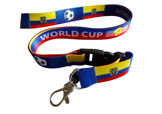 Ecuador World Cup Lanyard