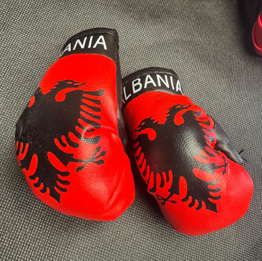 Albania Mini Boxing Gloves