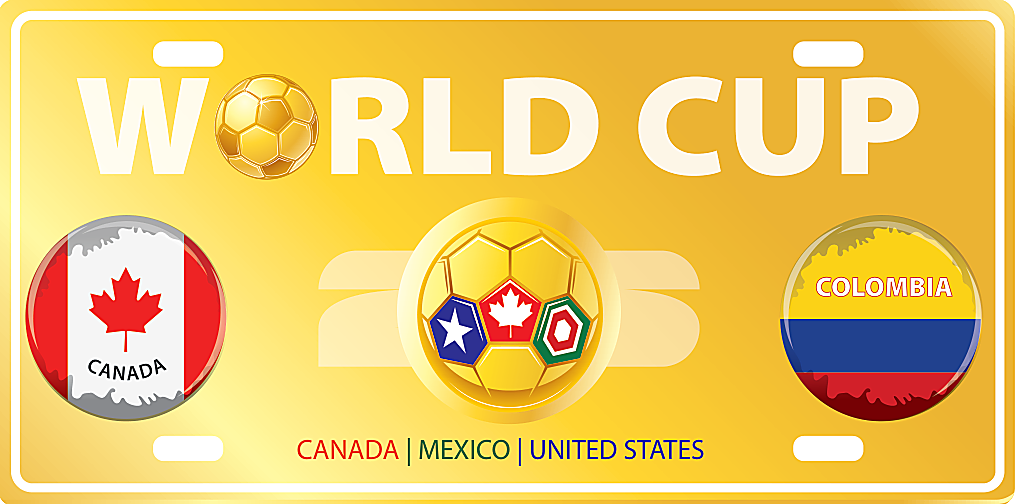 Colombia WC Magnet YourFlag: Canada's Premium Flag Provider