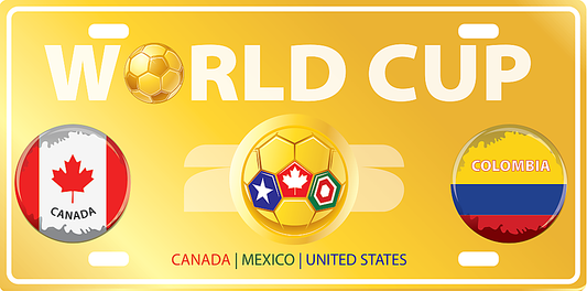 Colombia WC Magnet YourFlag: Canada's Premium Flag Provider