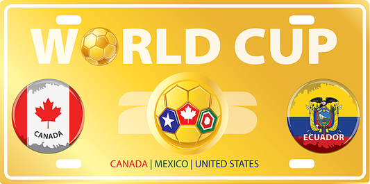 Ecuador WC Magnet YourFlag: Canada's Premium Flag Provider