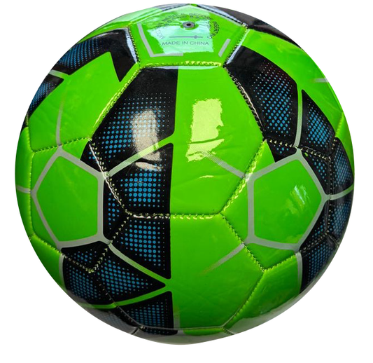 Green Blue Soccer Ball