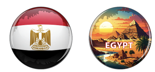 Egypt Compact Mirror