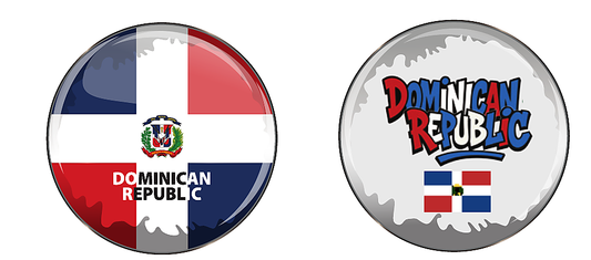 Dominican Republic Compact Mirror