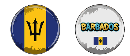 Barbados Compact Mirror