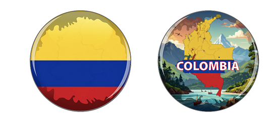 Colombia Compact Mirror