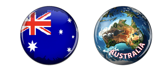 Australia Compact Mirror
