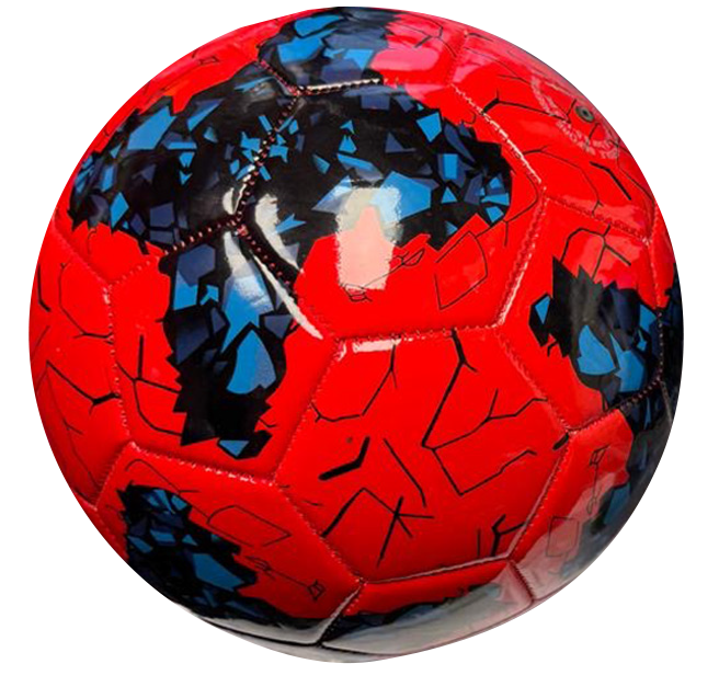 Red Blue Soccer Ball