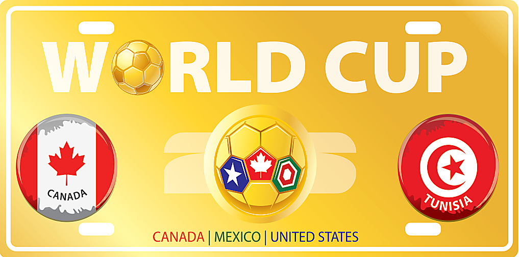 Tunisia WC Magnet YourFlag: Canada's Premium Flag Provider